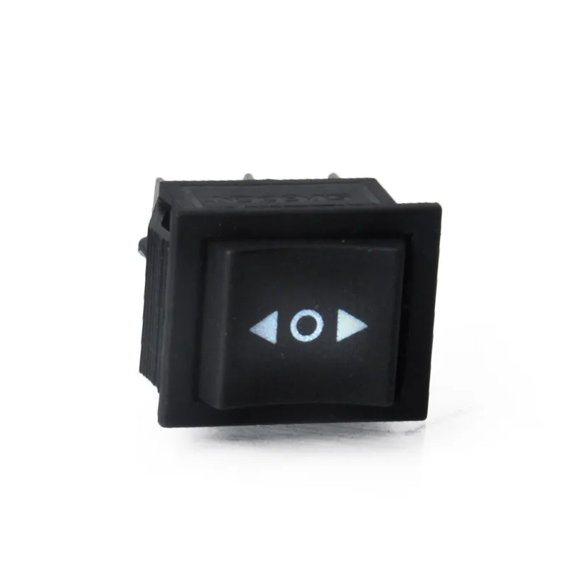 5X 6 broches DPDT noir bouton marche/arrêt/marche interrupteur à bascule AC 250V/10A 125V/15A B00403