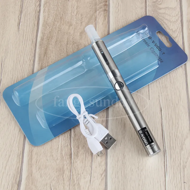 eVod MT3 Blister Package Kit Packs de démarrage Stylo vaporisateur avec atomiseur Bobine chauffante Batterie USB eGo Pass Through UGO VII Vape Pens