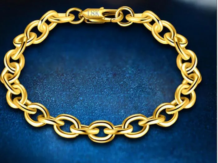 Pulseras oro 18k cadena - Colección Nueva 2026