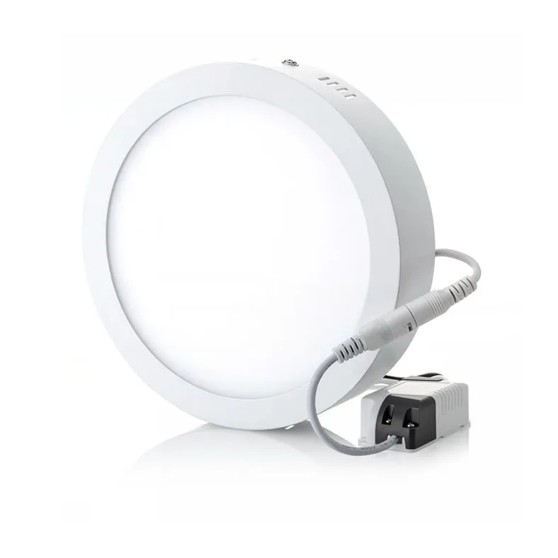 라운드 스퀘어 Led 표면 장착 Dimmable 패널 빛 6W 12W 18W 25w 30w 36w Downlight 조명 매우 밝은 천장 조명 110-240V