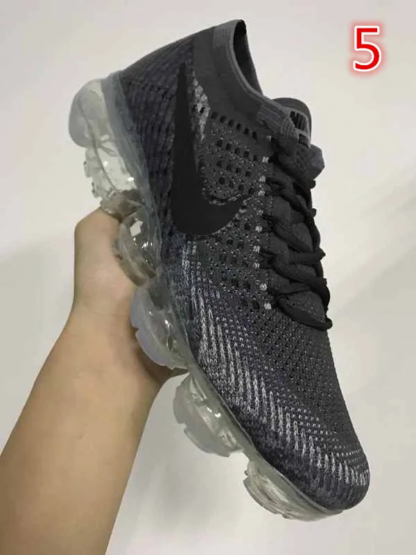 2018 Airmax Flyknit Air Vapormax Knitted Running Shoes All Black Women Men Top Quality Running Shoes Size 36 45 $51.25 | DHgate .Com