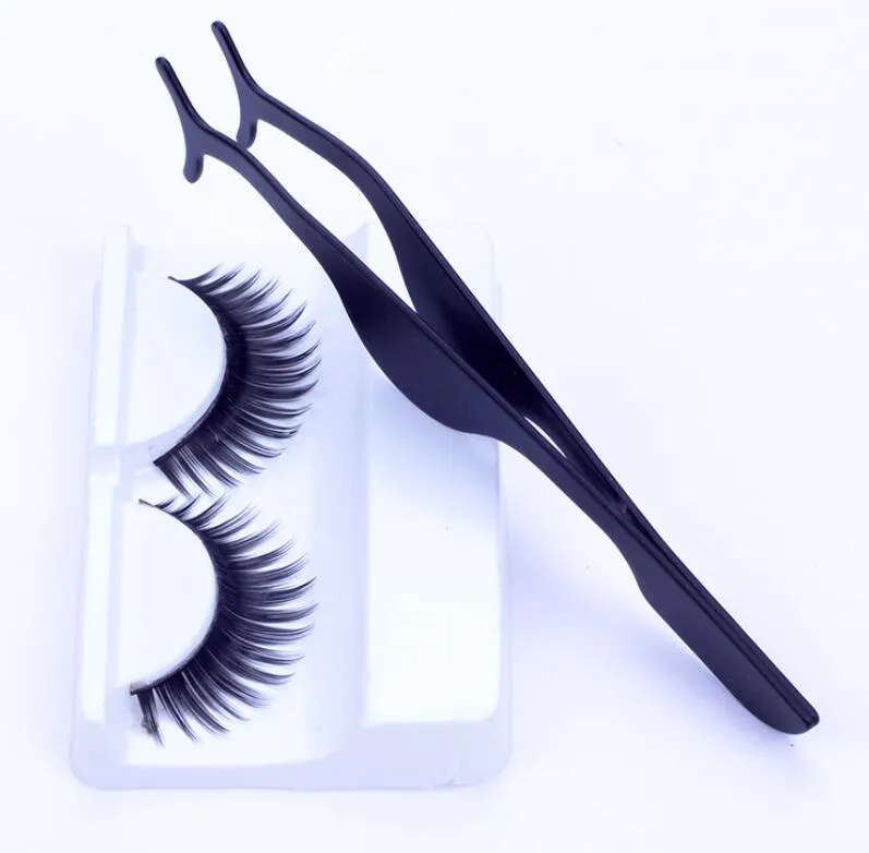 eyelash tweezers Curvex clip stainless steel eyelash curler sexy Eye Lash Applicator Makeup Cosmetics Tools Lash Tweezers Applicator Clip