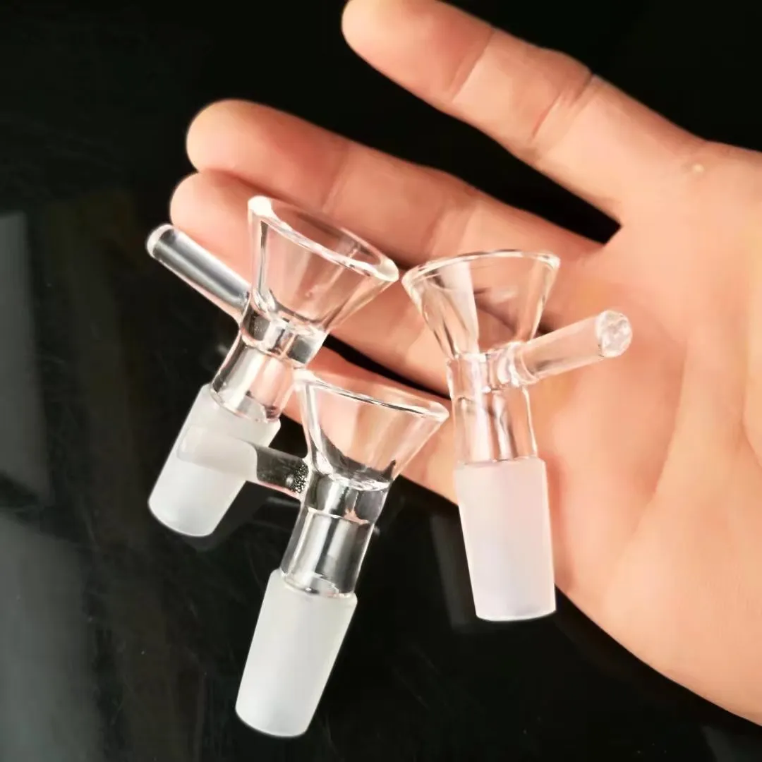 Neue Glasölschüsseln glss eine Glasbohrinselschüssel Glasnagelschüssel 14,4mm 18,8mm männliches Gelenk freies Shiping