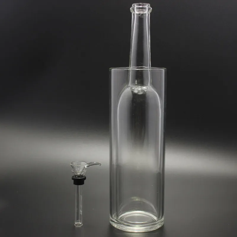 All-glazen constructie Gravitron zwaartekracht Bongs worden geleverd met glazen schuifkom 13 inch glazen waterpijp Er gaat geen rook verloren