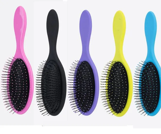 Islak Kuru Saç Fırçası Kadın Detangler Fırçalar Masaj Tarak Hava Yastığı ile Tarak Saçlar Duş B537