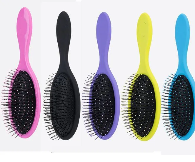 Brosse à cheveux sec humide démêler les femmes hommes massage un peigne avec des airbags peignes pour les brosses de douche de poils B537