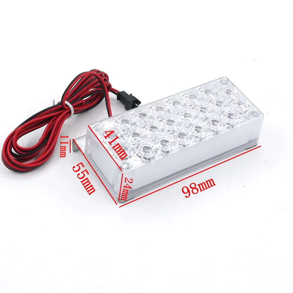 4x22 LED Strobe Awaryjne Flashowanie Ostrzeżenie Light Light Lights Strobe Light