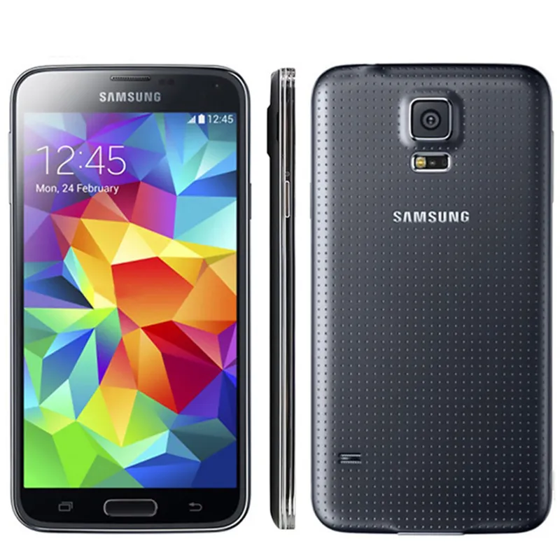 Oryginalny odblokowany Samsung Galaxy S5 I9600 Telefon komórkowy 5.1 "Quad Core 16 GB ROM NFC G900A G900T G900F Inteligentny telefon