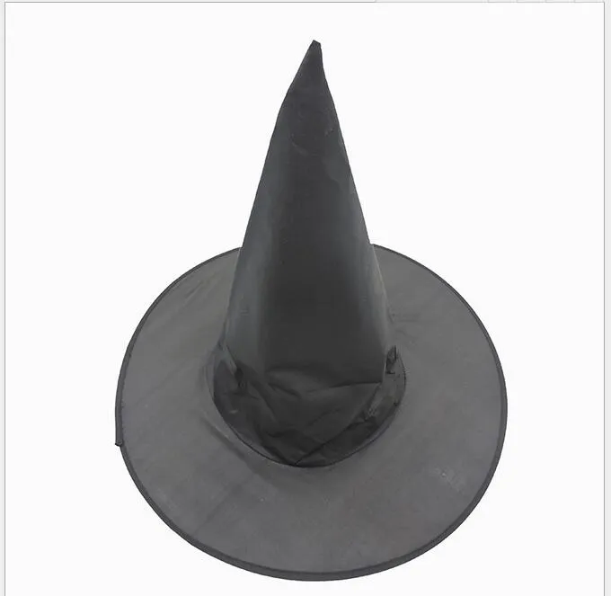 Cool halloween svart häxa hattar oxford kostym fest rekvisita hatt för vuxen cosplay xmas festival cap dekoration prop