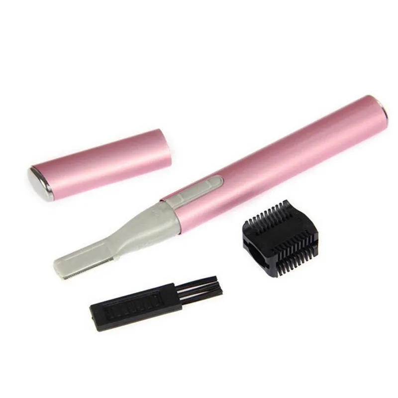 Popular Mini Rotatable Women Lady Portable Electric Epilator Eyebrow Trimmer Shaver Razor Remover Hair Depilation Set