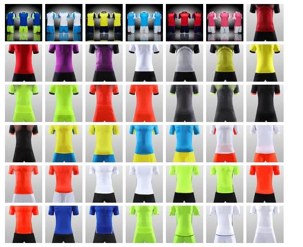 Wholesale Custom Soccer Uniforms,Different soccer jersey and soccer short styles,possibility to personalize team uniforms Tops With Shorts