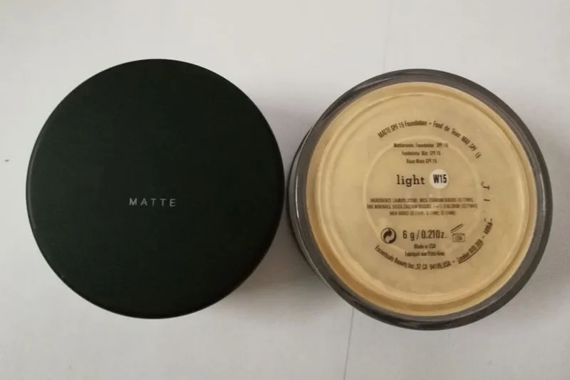 REINO UNIDO versão 5 cores maquiagem Minerais em pó original / MATTE Foundation pó de maquiagem com caixa de varejo DHL grátis frete.