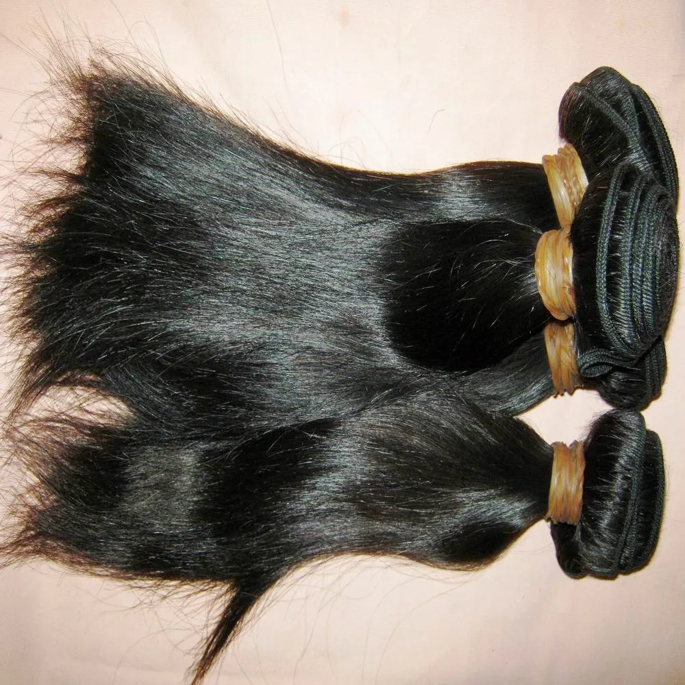 8A Malaysian Raw Non Transformed Hair Straight Cheap Human Hair Weave / Discount Price