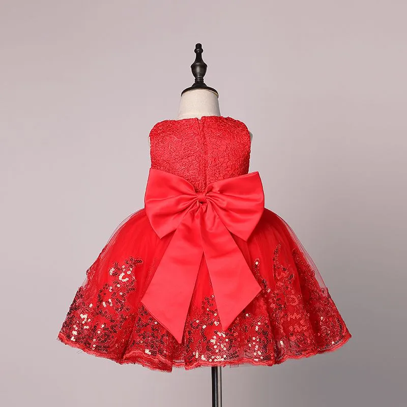 Sequin Lace Little Flower Dresses for Spring 2017 Birthday, Christmas, Communion & Children's Parties