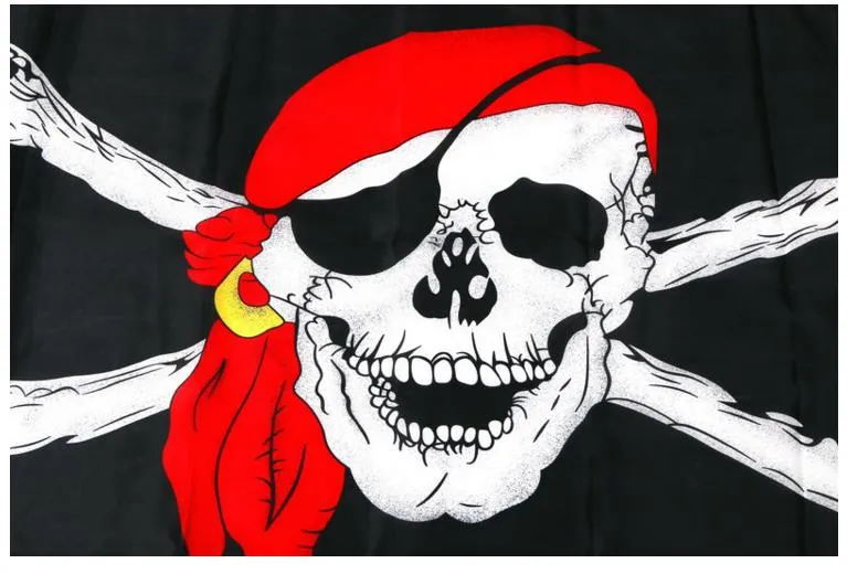 Drapeau Pirate Jack Rackham 3' x 5' - Drapeaux Pirates 90 x 150 cm