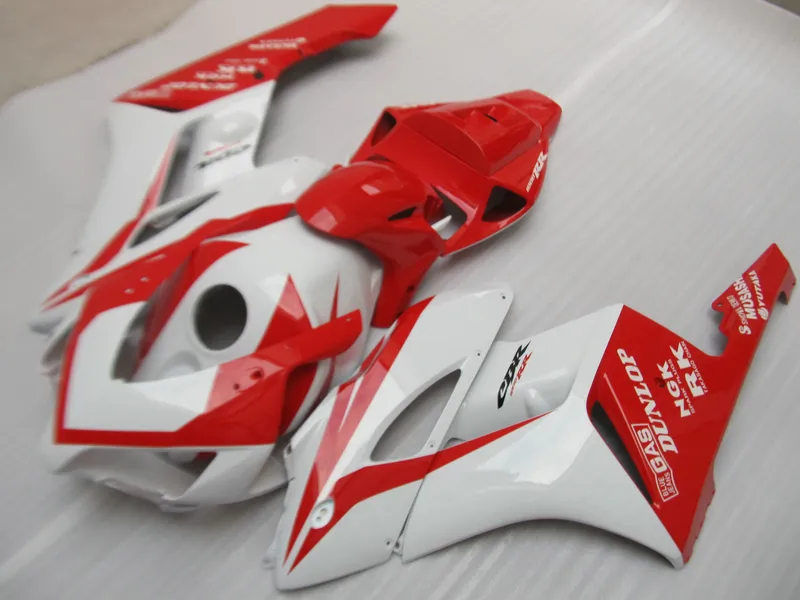 Kit de carenagem de venda quente de injeção para Honda CBR1000RR 04 05 carenagens vermelho branco CBR1000RR 2004 2005 OT24