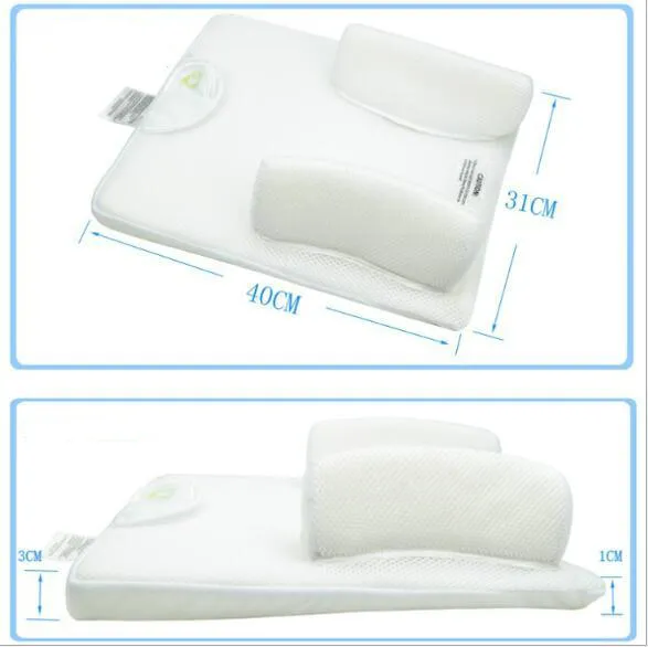 Posicionador de sueño para recién nacido de 0 a 6 meses, almohada antivuelco para bebé, almohada de lactancia para dormir, ventilación