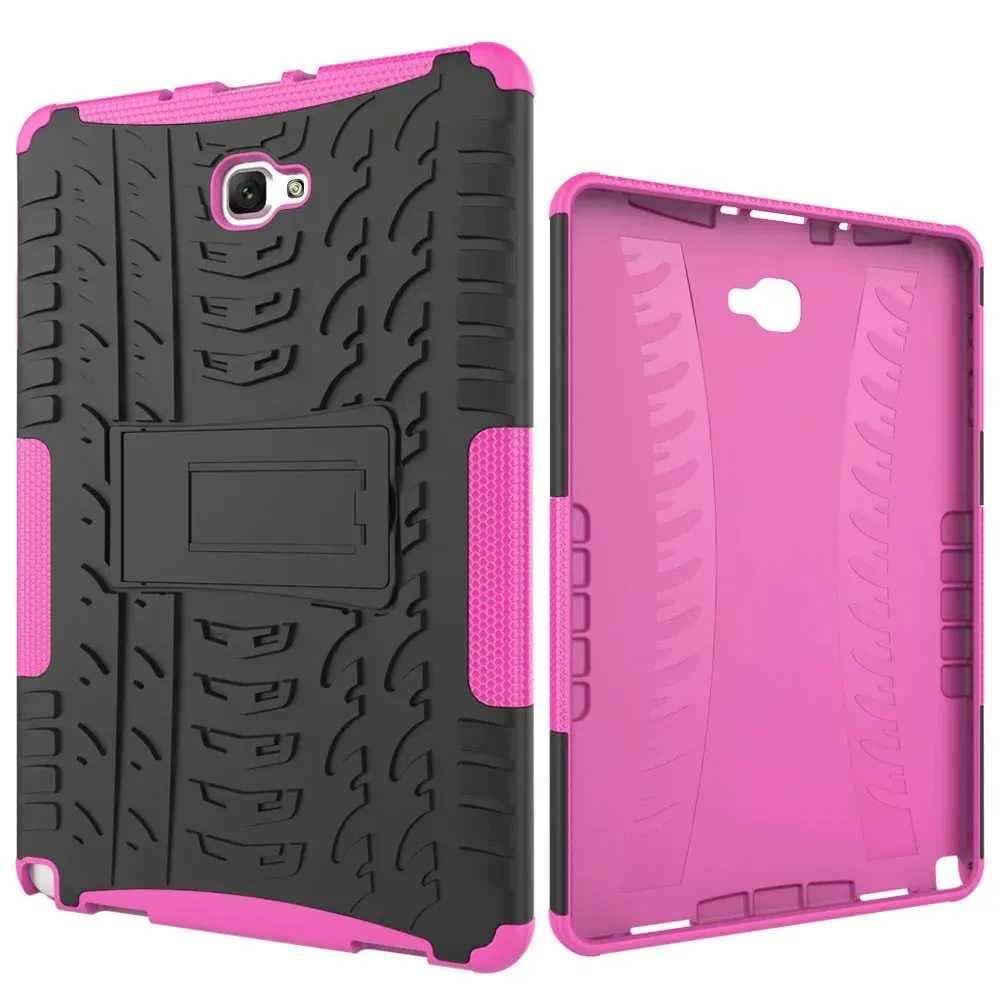 Estuche híbrido Hybrid Kickstand TPU + PC TPU + PC Funda para Samsung Galaxy Tad A 10.1 P580 P585 TAB S4 10.5 T830 T835 40P