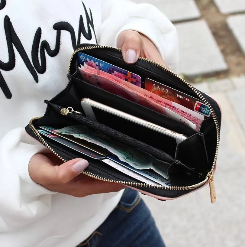 Womens Leather Purses Famous Brand Designer Coin Credit Card Holder