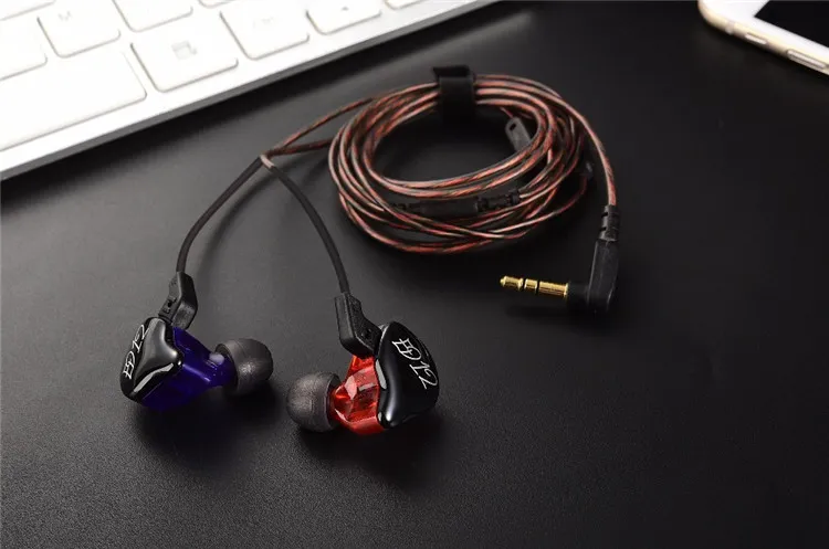 KZ ED12 HiFi музыка наушники беруши съемный кабель уха аудио мониторы шумоизоляции наушники тяжелые бас наушники быстрая доставка