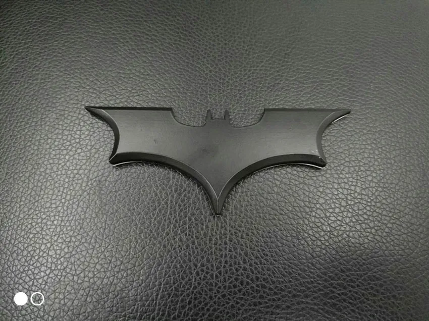 3D Metal Batman Car Logo Sticker, Cool Metal Bat Auto Emblem Badge Decal  for Motorcycle Vehicles Car Accessories