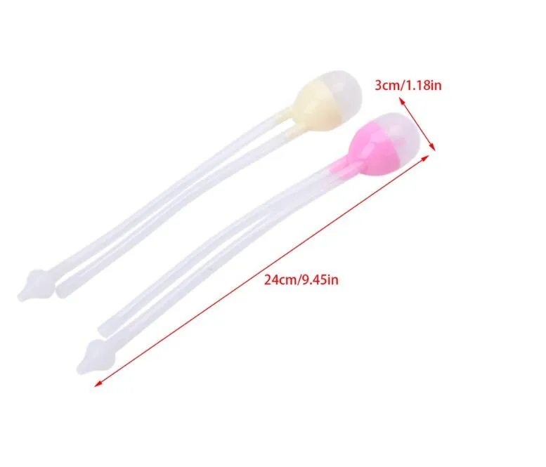 Newborn Baby Safety Nose Cleaner Vacuum Suction Nasal Aspirator Nasal Snot Clean Bodyguard Flu Protection Accessories