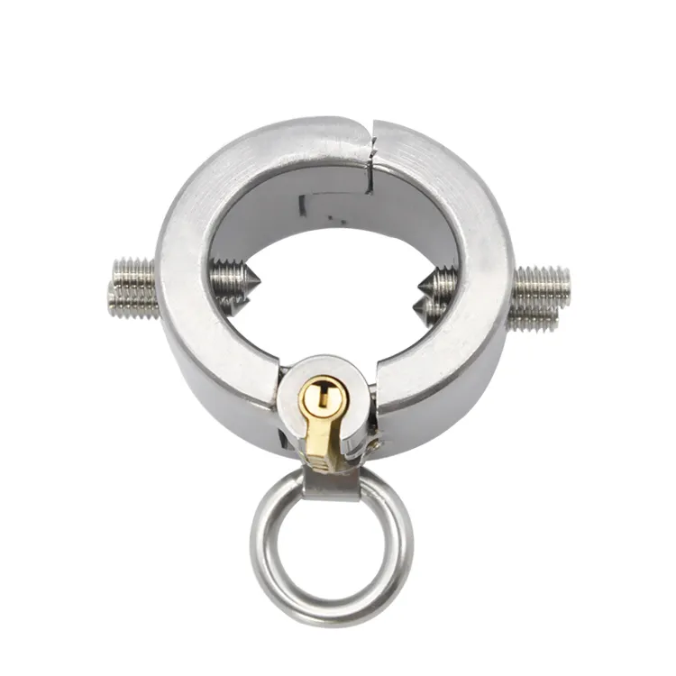 Roestvrijstalen penisringen bal brancardgewicht voor CBT metalen pik ring vergrendeling riem seksproducten voor heren penis ball ring9874978