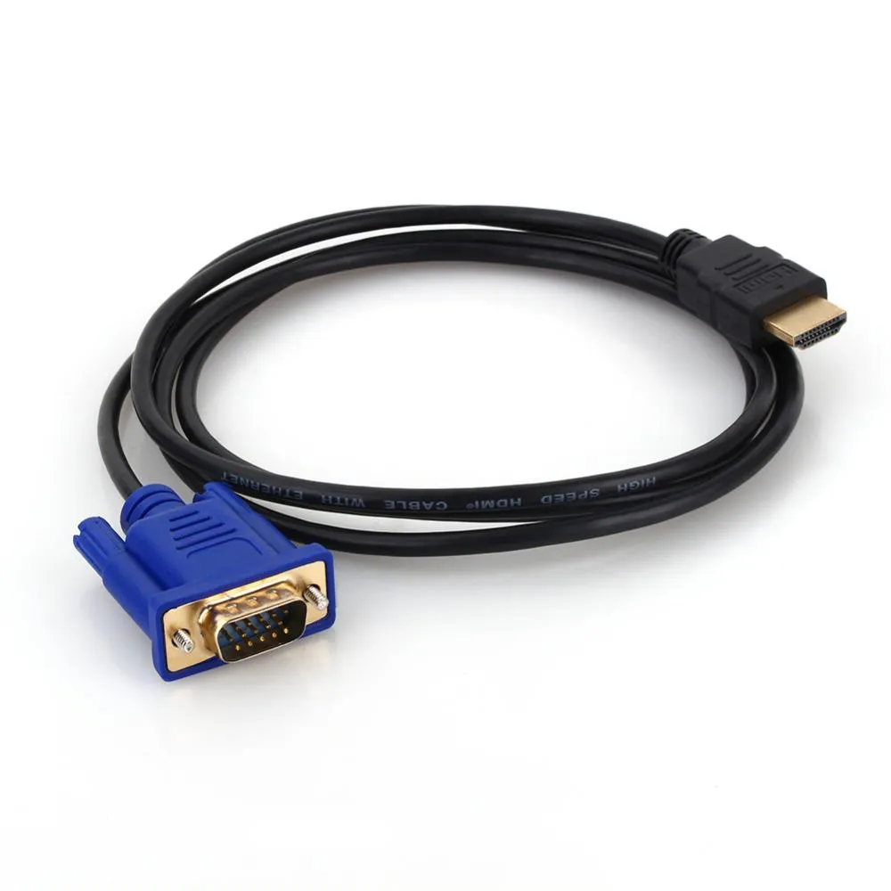 Adaptateur de câble DisplayPort vers VGA mâle à mâle (6 pieds/1,8 mètr