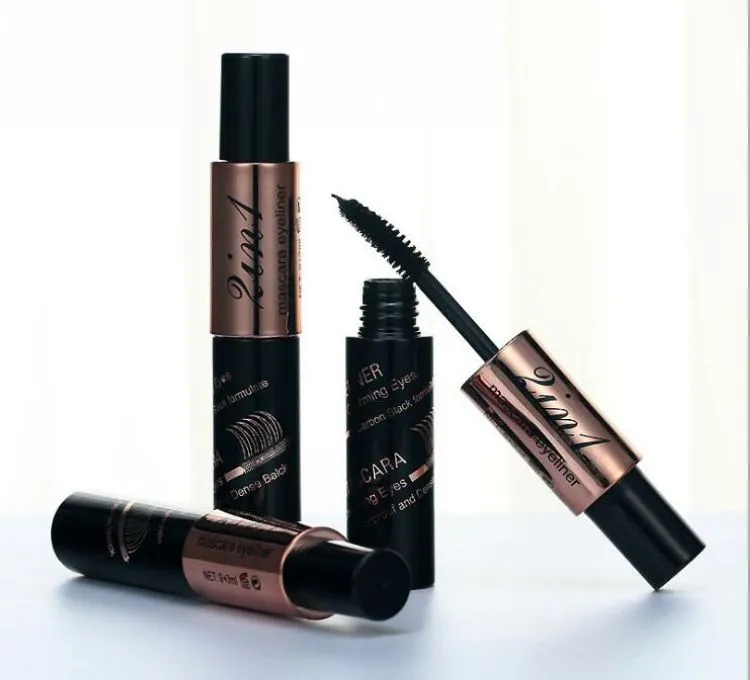 NOVO duradero a prueba de agua Secado rápido Liquid Eyeliner + Dense pitch slender Mascara NOVO maquillaje de ojos Mascara / DHL