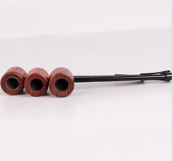 Nieuwe Hand Gepolijste Waxen Vigorously Sailor Red Sandalwood Solid Wood Pipe Draagbare Mini Handmatige Kleine Emmer