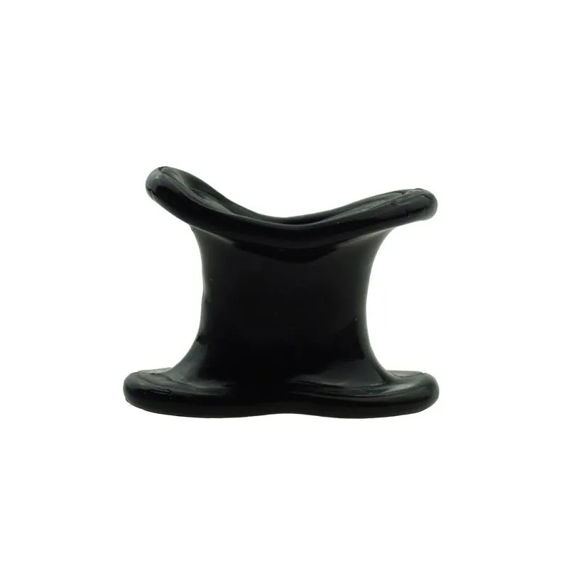 Scrotal Binding Testicle Stretcher Silicone Scrotum Cock Penis Ring SexToy  Black