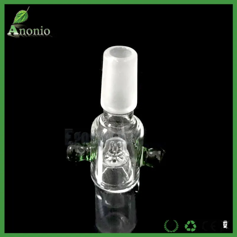 Bol de filtre capiteux en verre avec écran en nid d'abeille flocon de neige mâle 14mm 18mm bol en verre bol de receveur de cendres pour bangs d'eau en verre