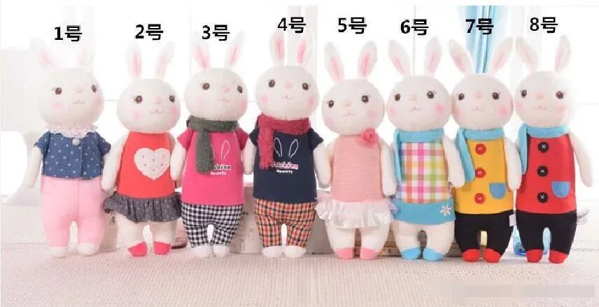 WholeTiramisu plush toys Metoo doll kids gifts 8 style35cm Bunny Stuffed Animal LamyToy with Gift Box Birthday Gifts5765690