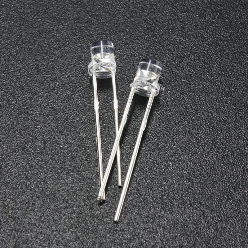 3mm/5mm Flat Top Water Clear LED Emitting Diodes Light Assortment Lamp DIY White Yellow Red Blue Green