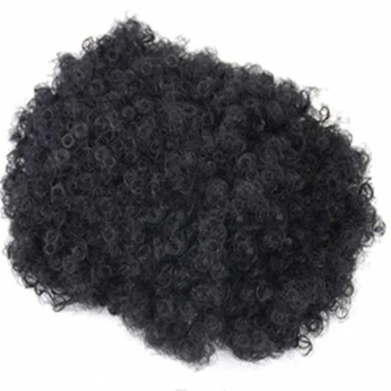 Hot Style Afro Krótki Kinky Curly Ponytail Bun Tanie Włosy 50g 100g Kucyk Włosów Syntetyczny Dla Czarnych Kobiet