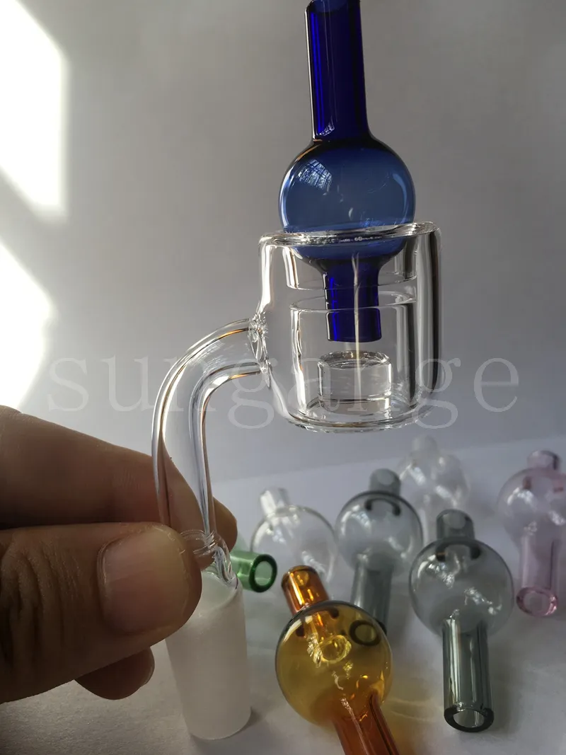double tube XXL Thermal Core Reactor Quartz Banger Nail With Quartz Bubble Carb Cap 10 14 18mm dab tool water pipe for oil rigs sale