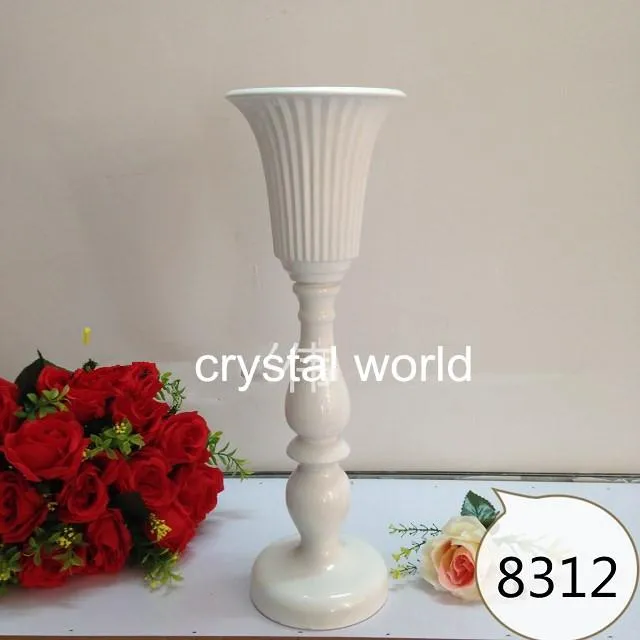 11 vela branca titular flores suportam Centerpieces para flores de mesa de casamento na decoração superior