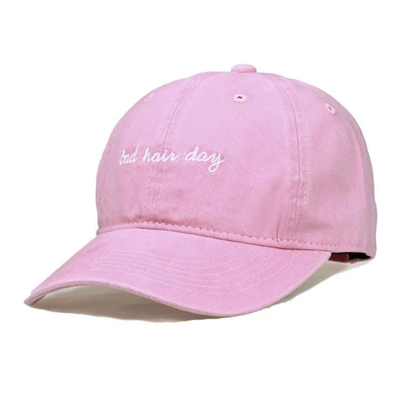 Hurtowa- wróżka Summer Summer Bad Hair Day Baseball Cap dla mężczyzn lub kobiet mody krótki styl Snapback Kości Kości Katowe różowe szary niebieski kapelusz