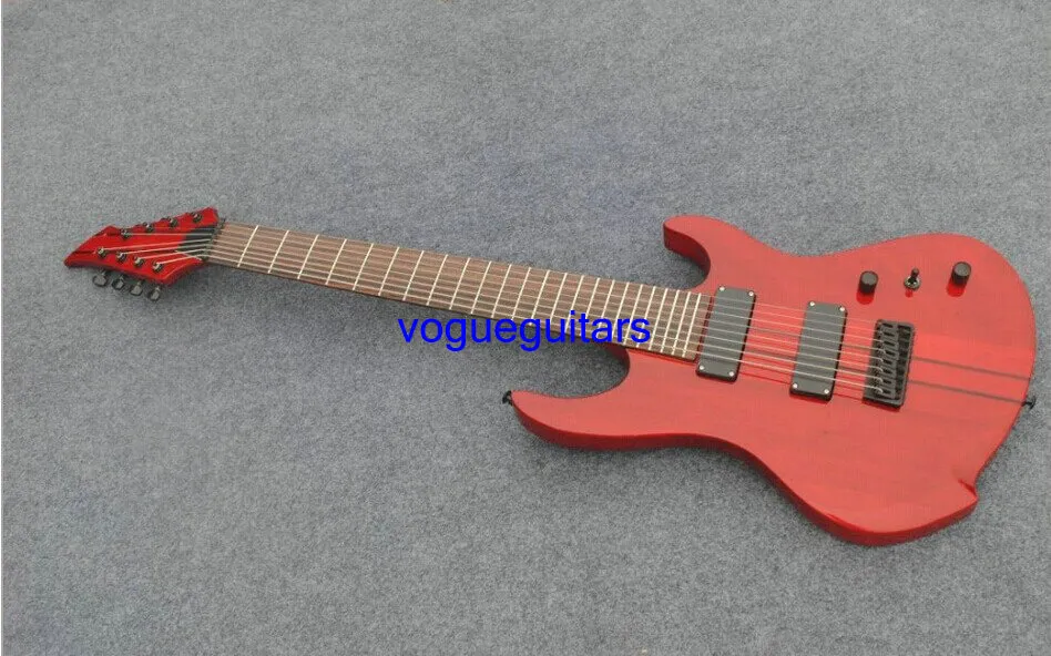 8-saitige E-Gitarrendecke mit Enboy-Griffbrett, hochwertige Mahagoni-Korpusdecke mit schwarzer Hardware, kostenloser Versand im Custom Shop