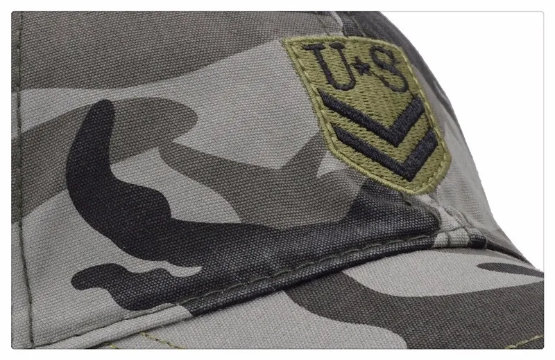 Ny högkvalitativ US Army Cap Camo Mens Baseball Cap Brand Tactical Cap Mens Hats och Caps Gorra Militar för vuxen9866249