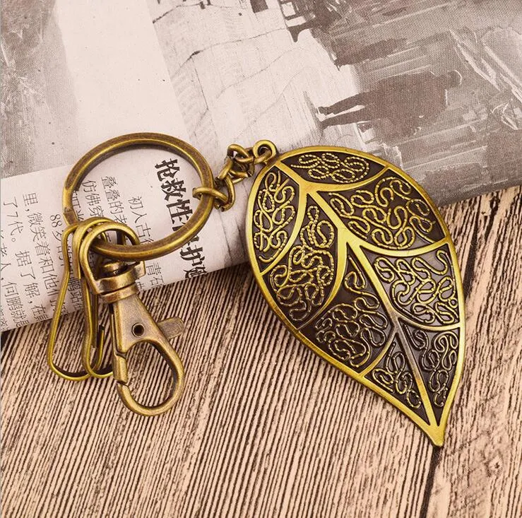 Exquisite Mini Brons Roestvrijstalen Sleutelhanger Personalized Creative Retro Sleutelhanger Pendant Kr031 Sleutelhangers 20 stuks veel