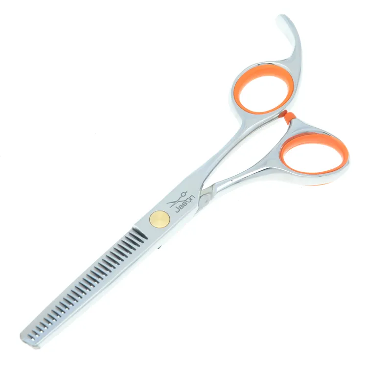 5.5INCH JASON 2017 Frisörsalong Skärning Saxar Rostfritt stål Tunna Shears JP440C Hårskjuning för Salon Sharp Edge Shears, LZS0310