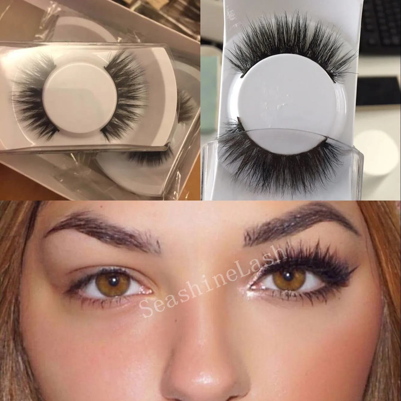 10pair partij 3D-valse wimpers handgemaakte volumineuze 3D zijde nep wimpers voor oog wimpers make-up fabrieksprijs