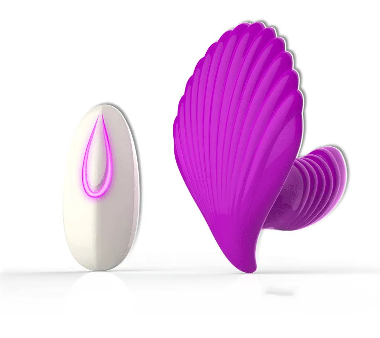 Shell Butterfly Dildo Roupa Under