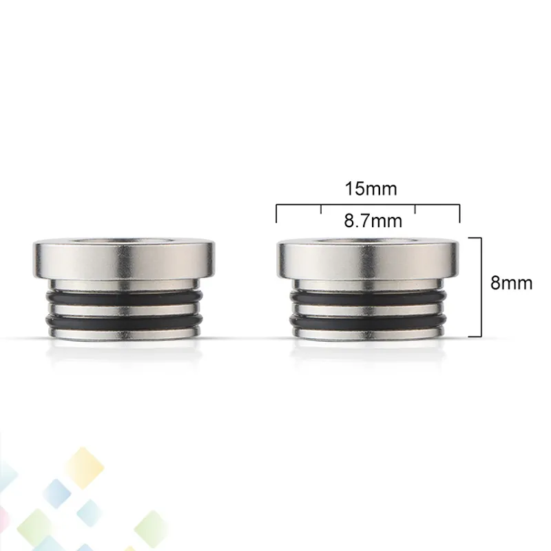 TFV8 510 Adapter for TFV8 Connecter Adaptor Stainless Steel 510 TFV8 Drip Tips Adapter Smoking Accessories DHL Free