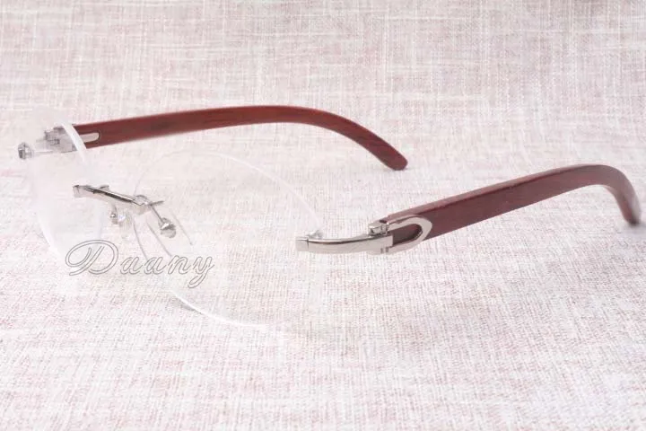 공장 직접 고품질 라운드 안경 품질의 여가 안경 8100903 스펙터클 패션 천연 나무 안경 크기 : 54-18-135 mm