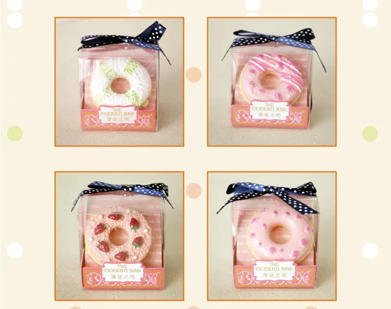 favor donut círculo adorável cupcakes maquiagem labial bálsamo brilho hidratante batom nutritivo cosmético ZA24534282932