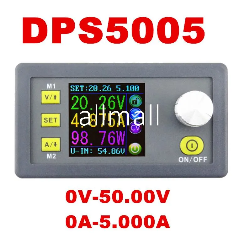 Freeshipping Color LCD Voltmeter DPS5005 Constant Huidige Step-down programmeerbare voedingsmodule Buck Voltage Converter 50% korting
