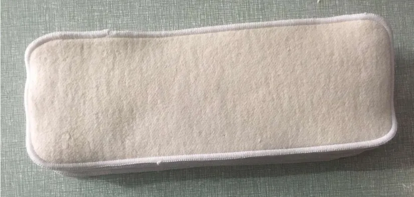Beste Kwaliteit Nieuwe 4 Lagen Hennep Organic Cotton Herbruikbare Wasbare Doek Luiers Inzet 200 Stks voor kinderen Volwassenen Gratis verzending