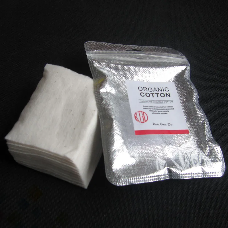10 pz / lotto cotone organico giapponese Koh Gen Do Wicks Cottons 80 * 60MM accessori fumatori fai da te DHL Free